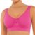 Bright Pink Wider strap unpadded bra